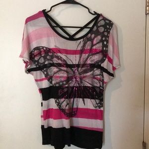 M Fasis Butterfly shirt